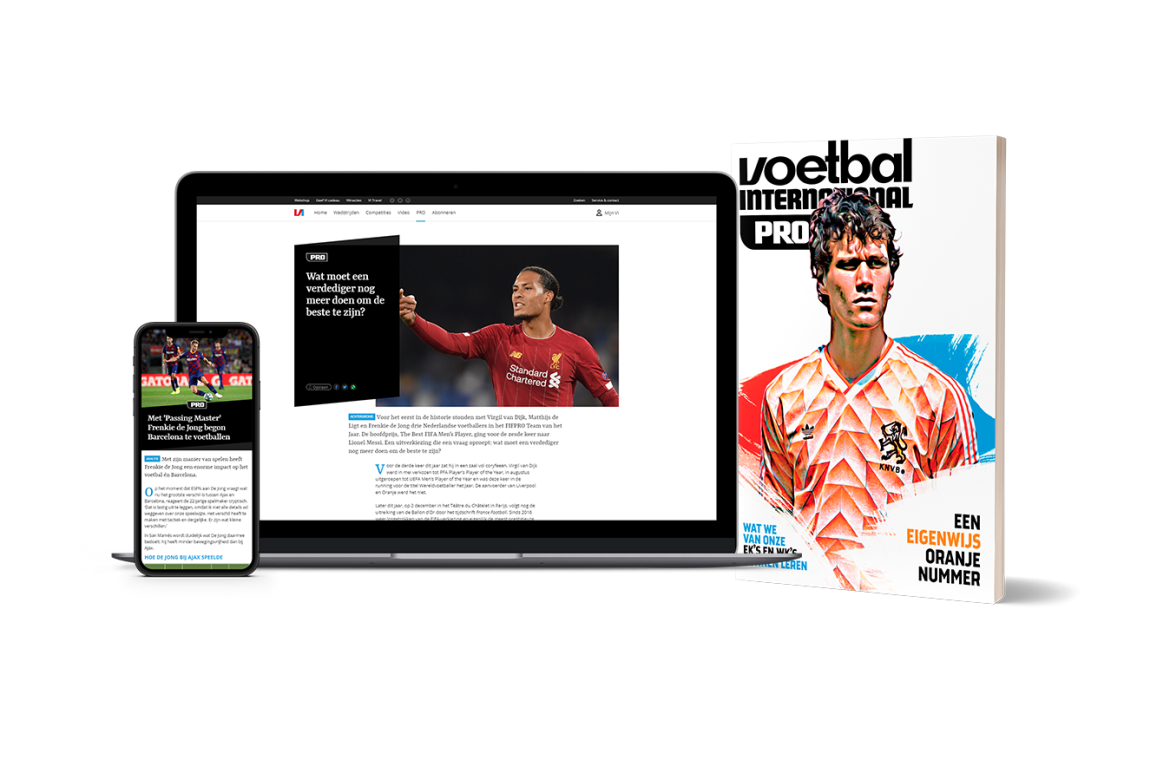 Scoor hier maximaal 35% korting bij een abonnement op Voetbal International + VI Pro